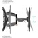 Black Black 40 "-75" Max. 45.5kg, wall turn and slope