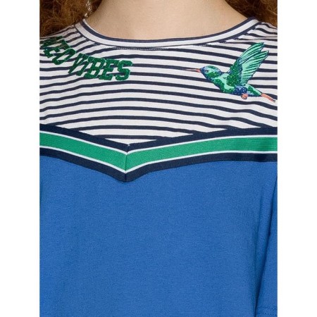 Dress for girls, height 122 cm, blue color-2