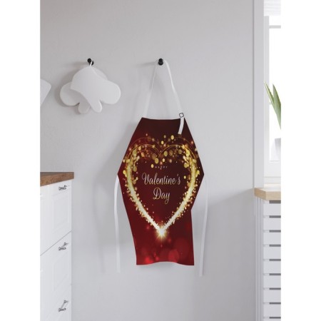Apron kitchen with a photographic prior "Songs of the heart, adjustable, size OS-1