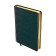 Dated diary of 2025, A5, 168 sheets in the ruler, leatherette "Nebraska", gold cut, green