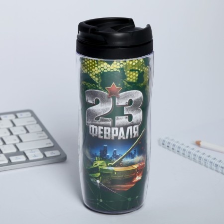 Gift set "February 23 Tank": Diary and thermostat-2