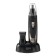 Trimmer Centek CT-2177, for ears/beards, 2 nozzles, 1haa, black chrome