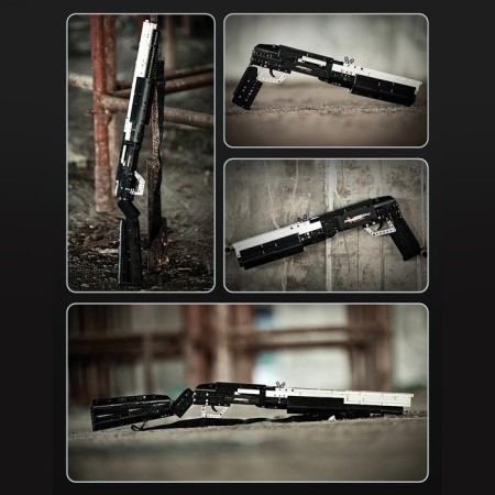 Designer Techno "Drobovik", 2 assembly options, 880 parts-9