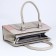 Bag Tout with zipper, external pocket, long belt, beige color