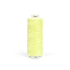 IDEAL 40/2 threads, length 366 m, color No. 118 light yellow, 10 pcs in units