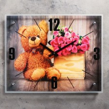 Carty clock is wall, series: flowers, 