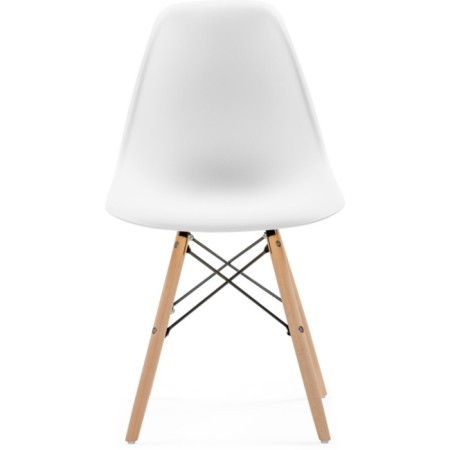 Plastic stool Eames PC-015 Array Book/Metal/Plastic, Natural/White 46x49x83 cm-1