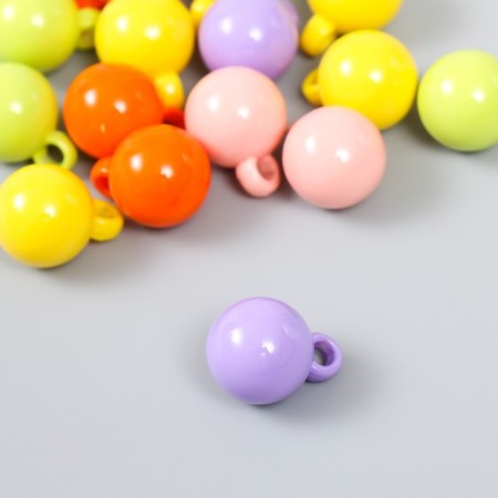 Suspension for creativity Plastic "Shar" Bright gloss mix 1.6x1.6x2.2 cm-2