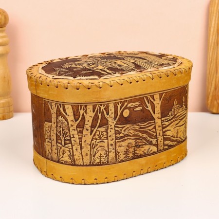 Batonnitsa "Fairy Tale", 26x17x15 cm, birch bark-2