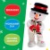 Interactive toy "Happy New Year", sound, dancing, snowman