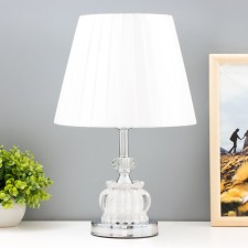 Board lamp with backlight 16886/1 E27 40W chrome 25x25x44 cm Risalux