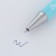 Metal pen "The most beautiful", blue paste 1.0 mm
