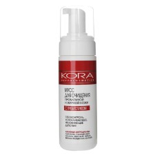 Kora mousse to cleanse the problem and oily skin of the face with a prebiotic, 160 ml