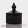 Sugar glass of the Malifisenter, 130 ml, 8.5 × 10cm, black color