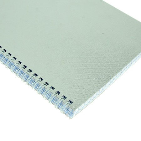 A notebook of 96 sheets in a cage on the crest "Silver. Metallic", Bumvinyl-2