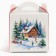 Confectionery box with a window, a chest, "heat and comfort", 20 x 20 x 20 cm, New Year