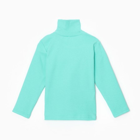 Turtleneck for girls, menthol color, height 92 cm-4