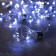 Garland “thread” 3 m dews with nozzles “volumetric bulbs”, IP20, silver thread, 100 LED, white glow, 3.5 in