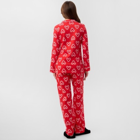 Пижама женская (рубашка и брюки) KAFTAN "Love" р.48-50-11