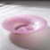 Serving dish "Amethyst", d = 40 cm, pink color