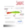 Balancir Lucky John Classic 8 + tee, 8 cm, color 26rt blister