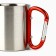 Tourist mug with carbine "Happiness in the mountains", 180 ml