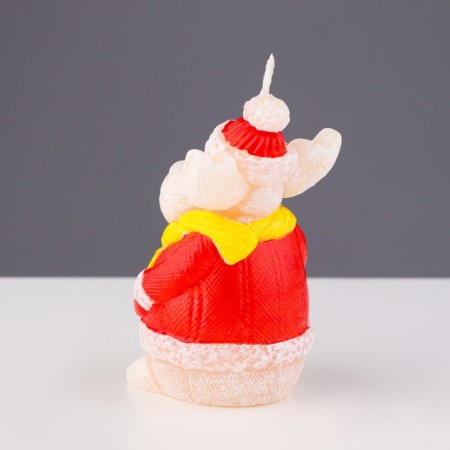 Decorative candle "Toy Deer", 4.6x3.7x8 cm-5