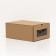 The box is drawn, brown, 25 x 19 x 11 cm
