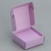 Gift box for jewelry double -sided, packaging, Lavender, 7.5 x 7.5 x 3 cm