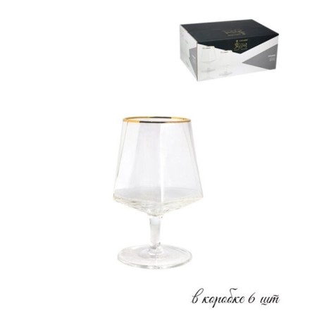 Set of glasses Lenardi, 400 ml, 6 pcs
