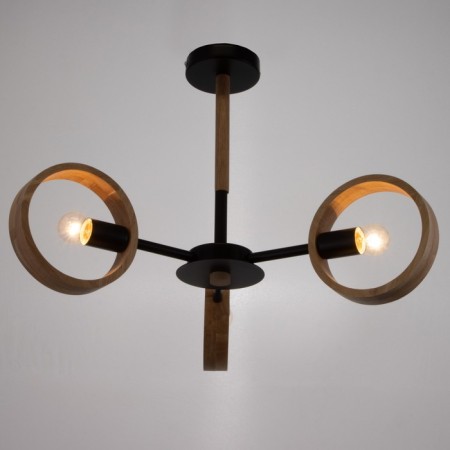 Chandelier 1057/3bk E27 60W black 70x70x55 cm Bayerlux-1