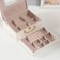 Casket to the leatherette for jewelry "Case. Chess" White 17.5x24x9 cm