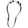 Rings for the rod set 12pcs, color chrome