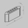 Architectural lighting Outdoor O412WL-L5GF3K, 5W, 20.5x6x11 cm, LED, 300LM, 3000K, graphite color