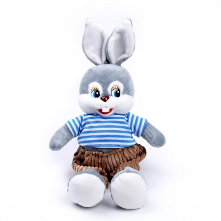 Soft toy "Rabbit in shorts", 16 cm-3