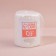 Organizer for storage, with a lid, on a button, d - 7.5 × 9.5 cm, white color