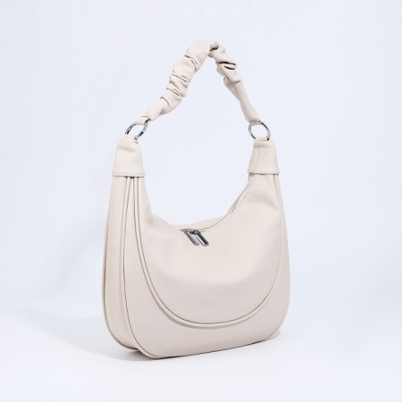 Load bag with lightning, external pocket, long belt, light-beige color-2