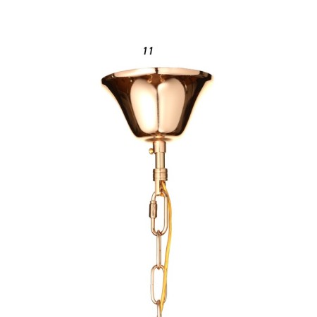 Chandelier 2461/6 E14 40W gold 62x62x32 cm Bayerlux-8