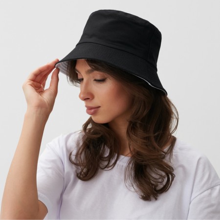 Panama is monophonic, two-do, black/white color, size 57-58-2