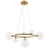 Albus chandelier, 5x40W G9, bronze color