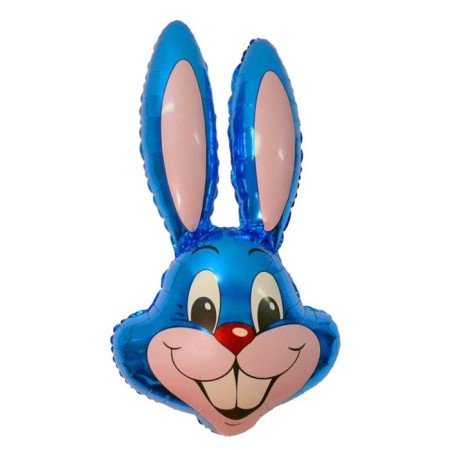 Foil ball 35 "Rabbit", blue color
