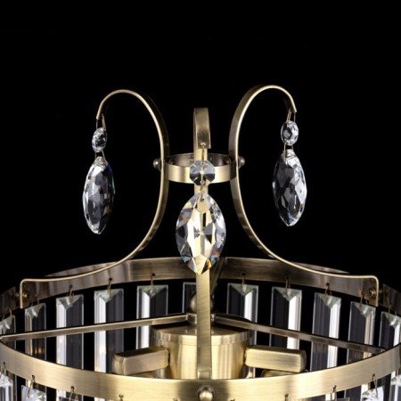 Lapel -Decorative lamp Citilux "Inga" CL335833 27x27x56 cm, 3x60W, E14, brown color-15
