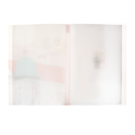 A4 folder, with 30 transparent files "attraction", mix-7