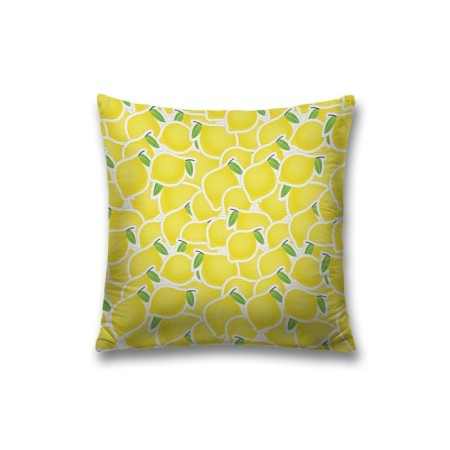 Pillowess decorative "lemon canvas", on a zipper, size 45x45 cm