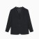 Women's jacket with a cut on the back mist size s-m, black color