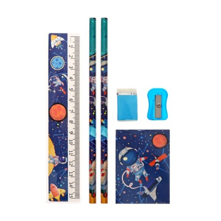 Set of desktop stationery, 6 items, Calligrata "Cosmos"-3