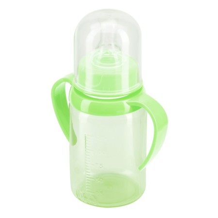 A bottle for feeding with handles, color, 125 ml, from 6 months, mix-1