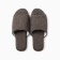 Women's slippers with an open nose eco size 40-41, brown