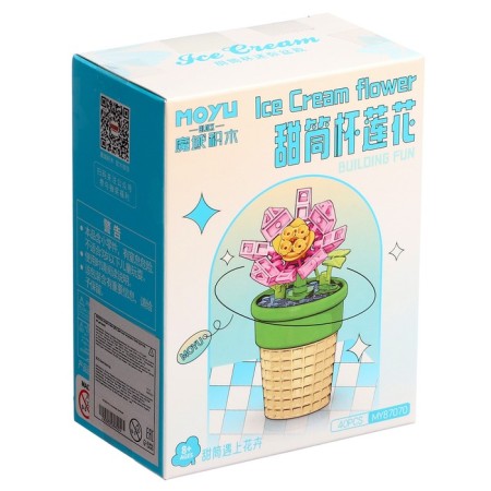 Designer flowers "Pot in a pot", 40 parts-1