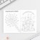Set of Notepad A6, 32 sheets, stickers, magnetic bookmarks "The most cool"